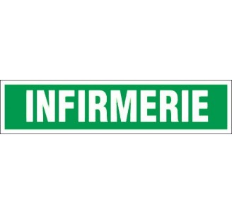 Infirmerie - Panneau PVC rigide