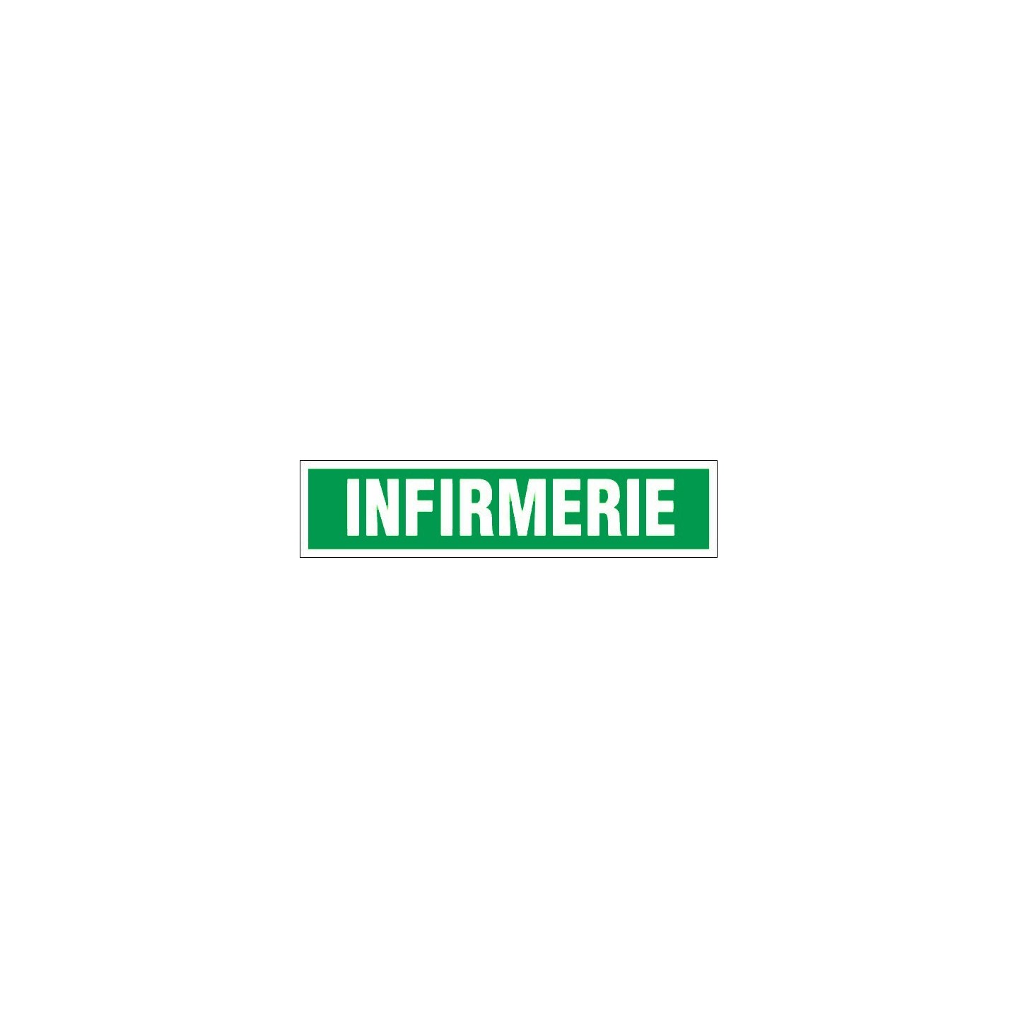 Panneau Infirmerie - Panneau d'évacuation - PVC