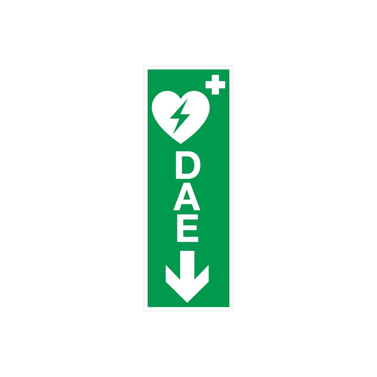 Panneau DAE vers le bas en PVC rigide dim: H 120 x L 330 mm