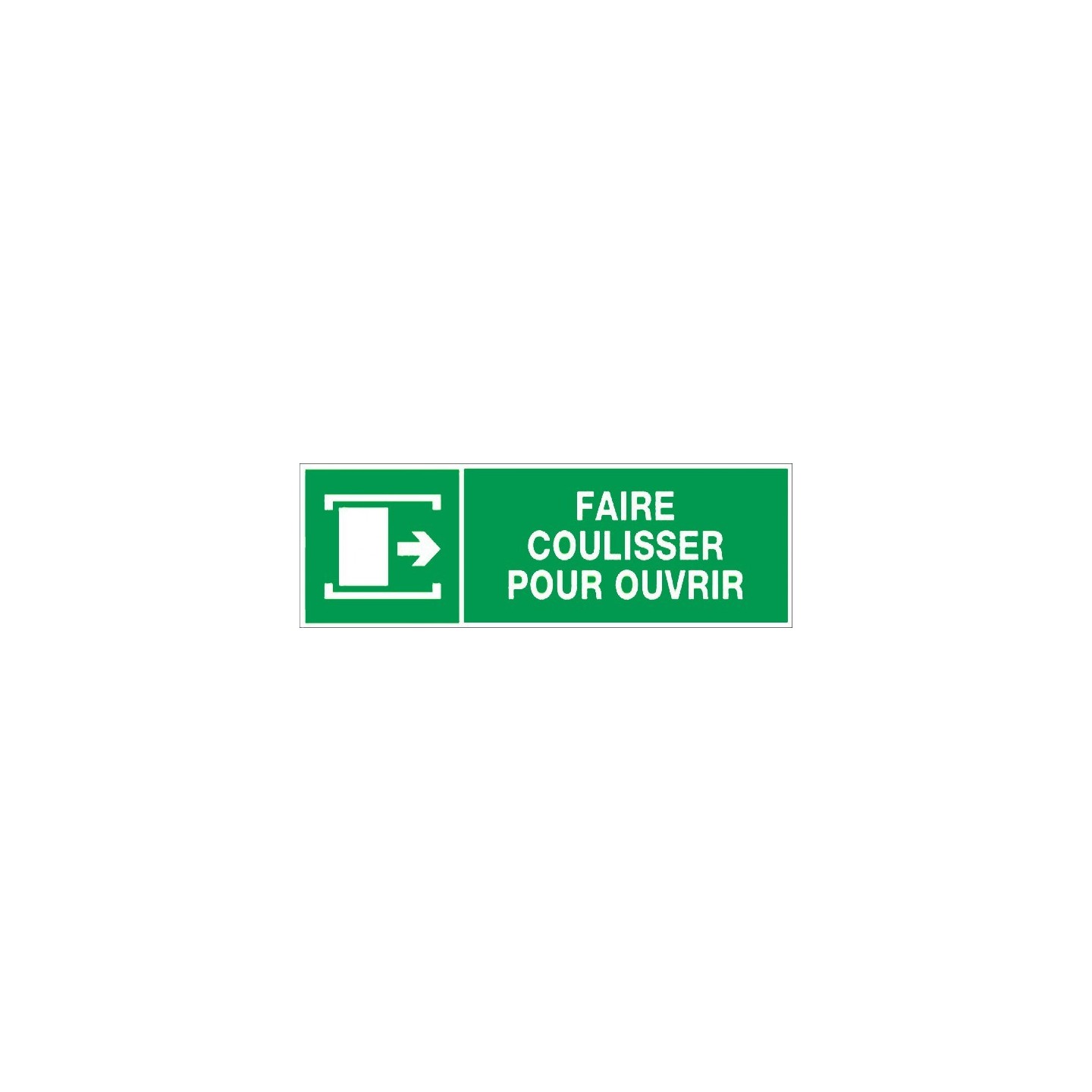 PanneauFaire coulisser pour ouvrir en PVC 150x450 mm