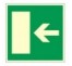 Panneau PVC photoluminescent rigide Sortie gauche/droite