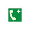 Panneau Télephone de secours en PVC photoluminescent rigide