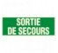 Panneau PVC photoluminescent rigide Sortie de secours