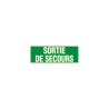 Panneau Sortie de secours en PVC photoluminescent rigide
