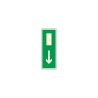 Panneau Issue de secours en bas en PVC photoluminescent – SNO0548