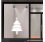 Sticker sapin de noël "l'étincelant" pour vitrine