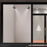 Sticker sapin pour vitrine n°11 "le flamboyant"