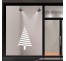 Sticker sapin pour vitrine n°15 "le joyeux"