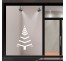 Sticker sapin pour vitrine n°15 "le joyeux"