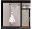 Sticker sapin pour vitrine n°15 "le joyeux"