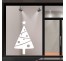 Sticker sapin pour vitrine n°15 "le joyeux"