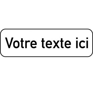 Panonceau de signalisation M9z - Sortie de véhicules