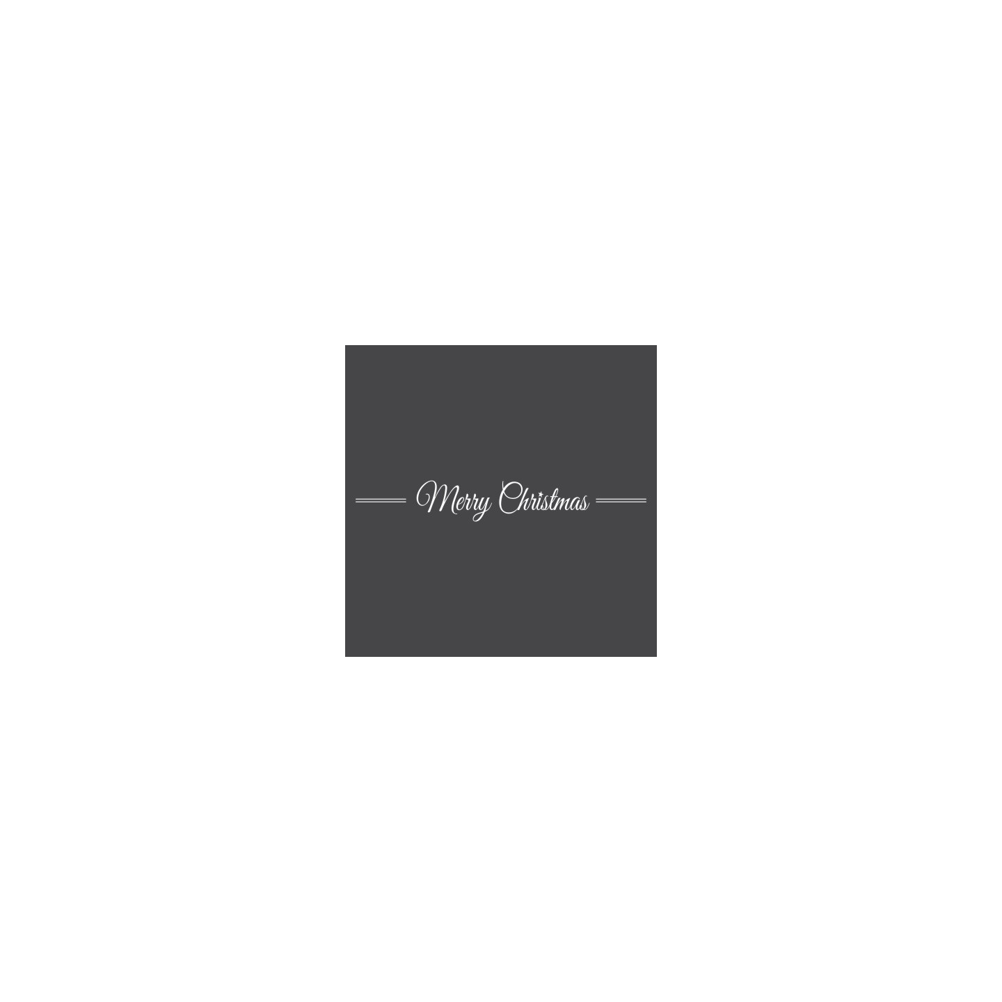 Sticker pour vitrine "Merry Christmas"