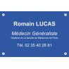 Plaque professionnelle Médecin