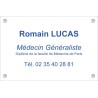 Plaque professionnelle Médecin