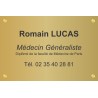 Plaque professionnelle Médecin