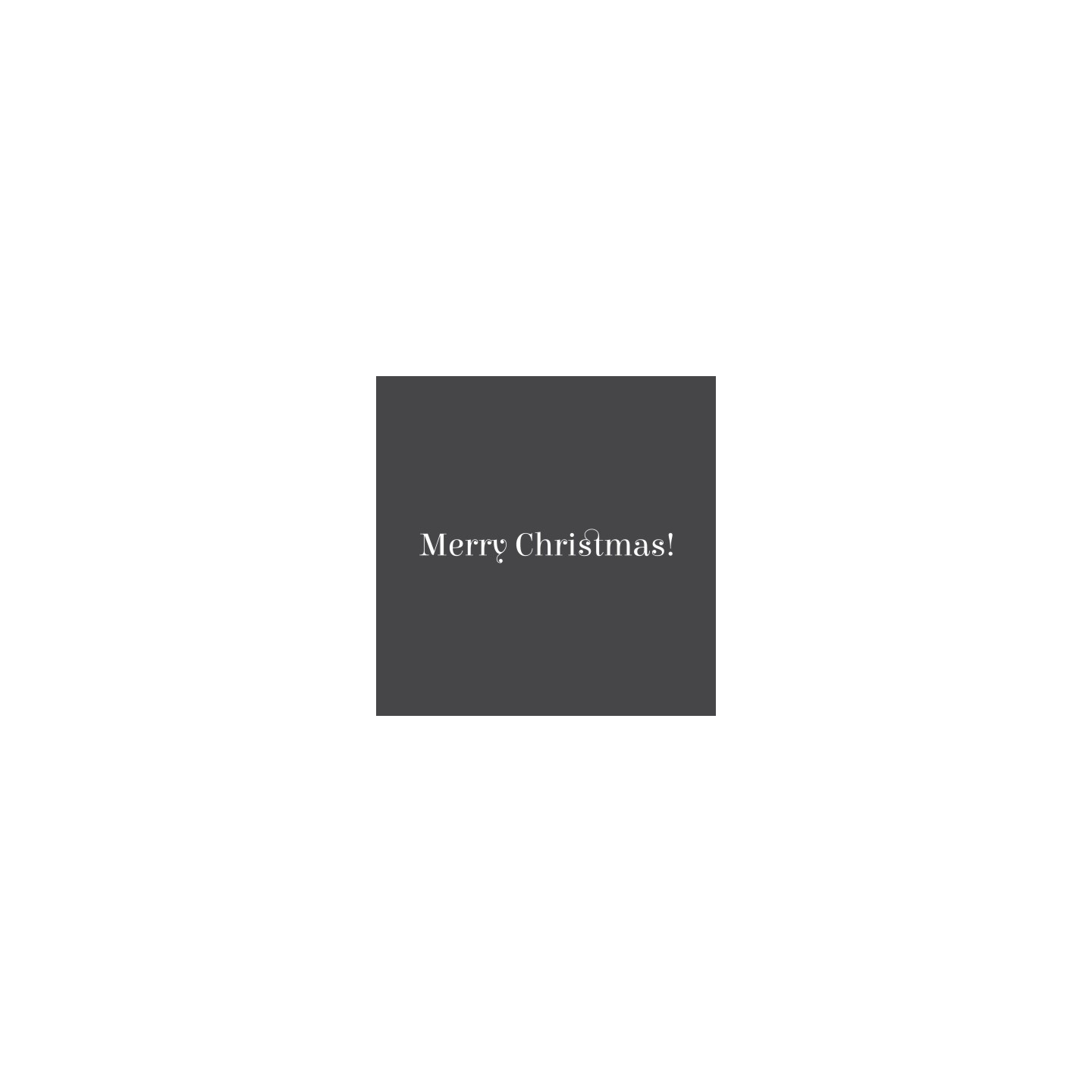 Sticker pour vitrine "Merry Christmas"