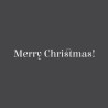 Sticker pour vitrine "Merry Christmas"