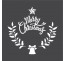 Sticker pour vitrine "Merry Christmas"