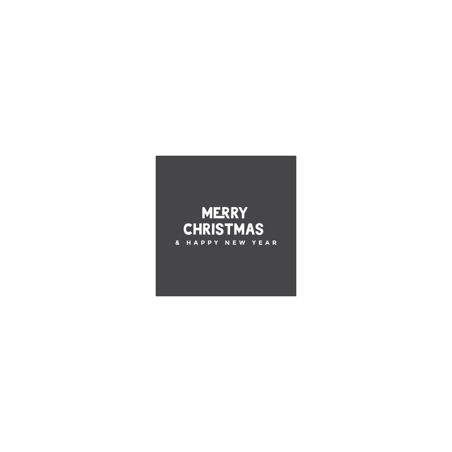 Sticker pour vitrine "Merry Christmas"