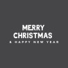 Sticker pour vitrine "Merry Christmas"