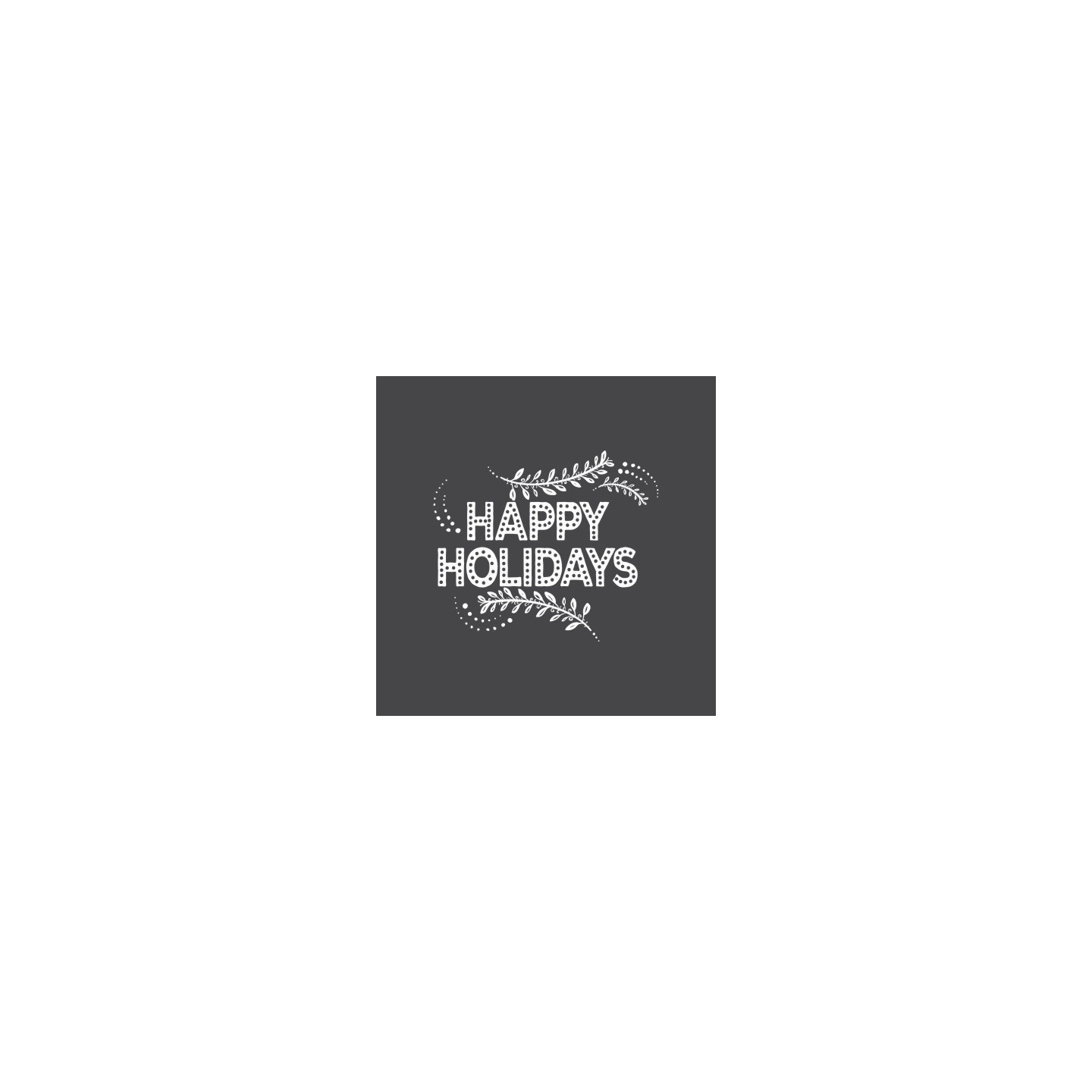 Sticker pour vitrine "Merry Christmas"