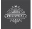 Sticker pour vitrine "Merry Christmas"