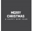 Sticker pour vitrine "Merry Christmas"