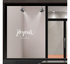 Autocollant pour vitrine "Joyeux Noël"