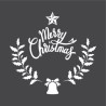 Sticker pour vitrine "Merry Christmas"