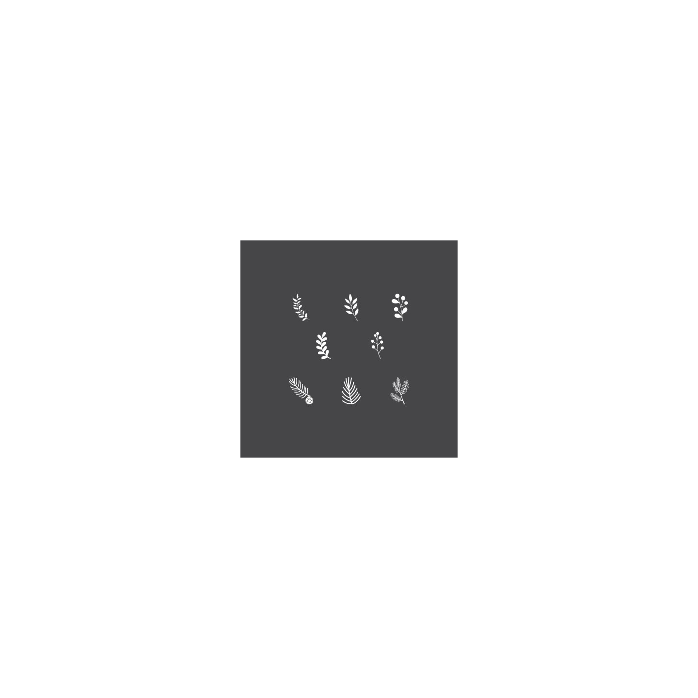 Kit de stickers adhésifs pour vitrines