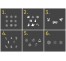 Kit de stickers adhésifs pour vitrines