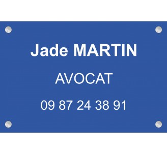 Plaque professionnelle Avocat