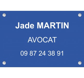 Plaque professionnelle Avocat