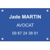 Plaque professionnelle Avocat