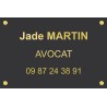 Plaque professionnelle Avocat