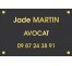 Plaque professionnelle Avocat