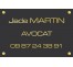 Plaque professionnelle Avocat