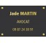 Plaque professionnelle Avocat