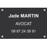 Plaque professionnelle Avocat