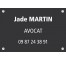 Plaque professionnelle Avocat