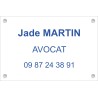 Plaque professionnelle Avocat