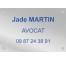 Plaque professionnelle Avocat