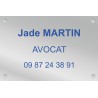 Plaque professionnelle Avocat