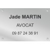 Plaque professionnelle Avocat