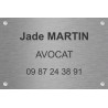 Plaque professionnelle Avocat