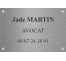 Plaque professionnelle Avocat