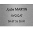 Plaque professionnelle Avocat