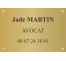 Plaque professionnelle Avocat