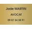 Plaque professionnelle Avocat